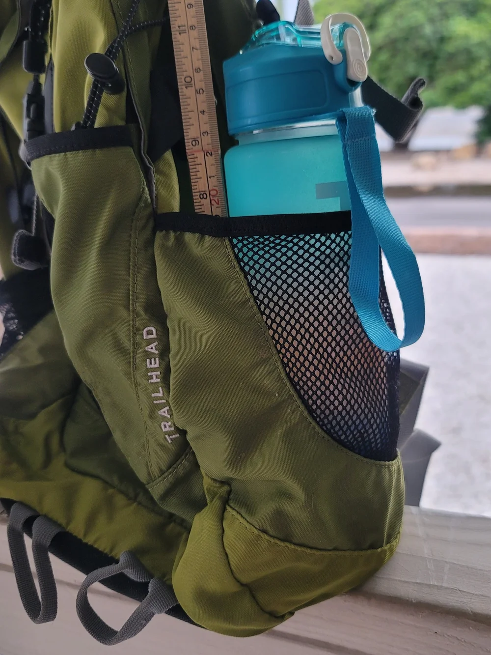 Eddie Bauer Trailhead Olive Green and Black Hiking Backpack
